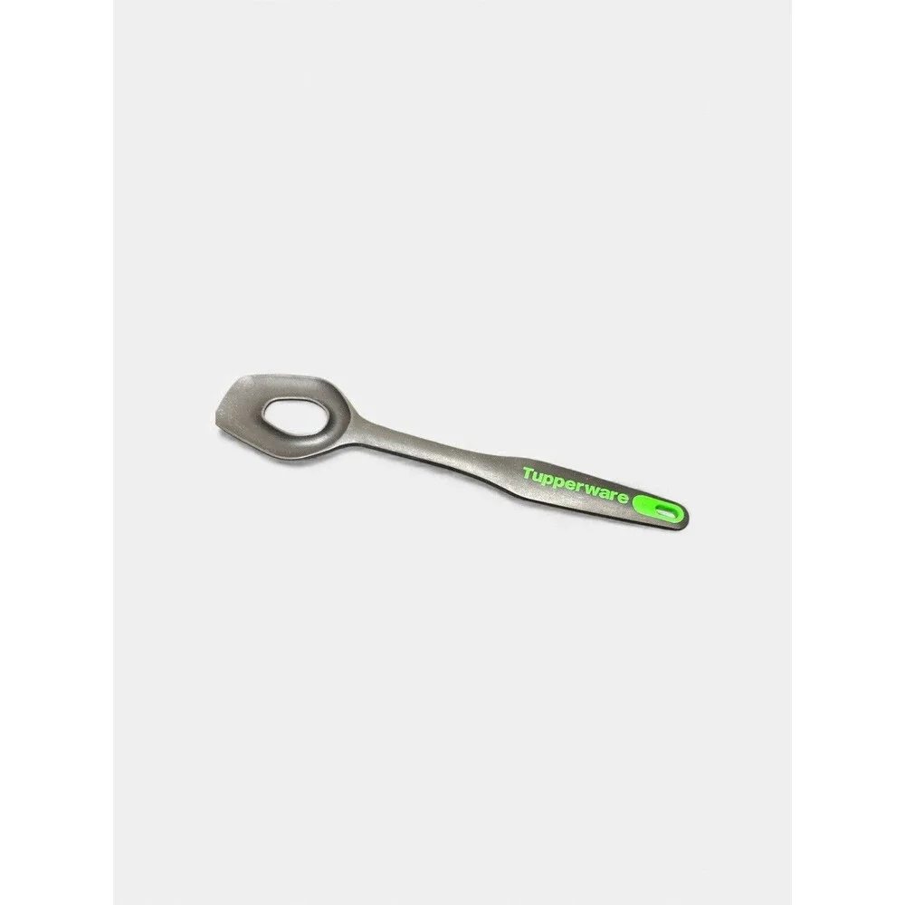 Tupperware Flow Thru Spoon Serving Utensil Slotted 12.25
